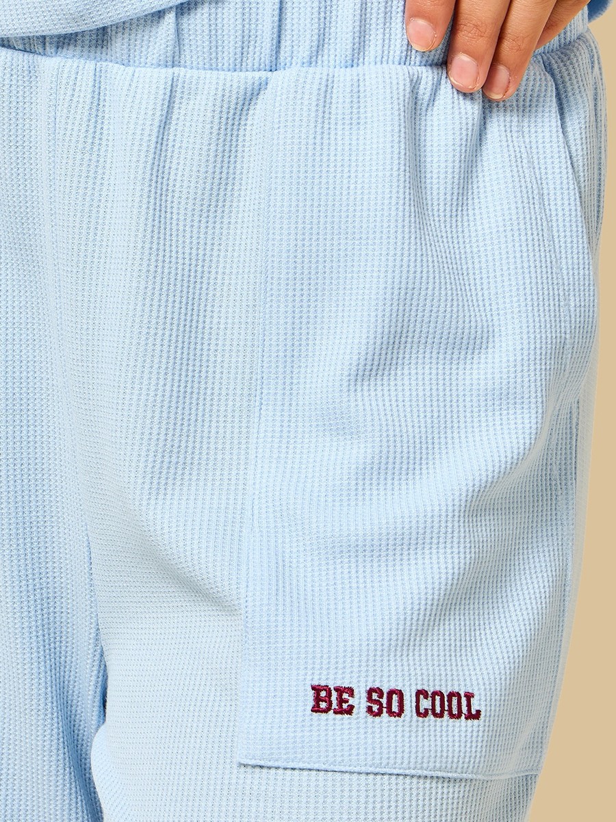 Bear Embroidered Pyjama Set