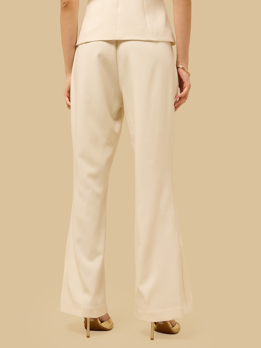 Mid-Rise Flared Pants