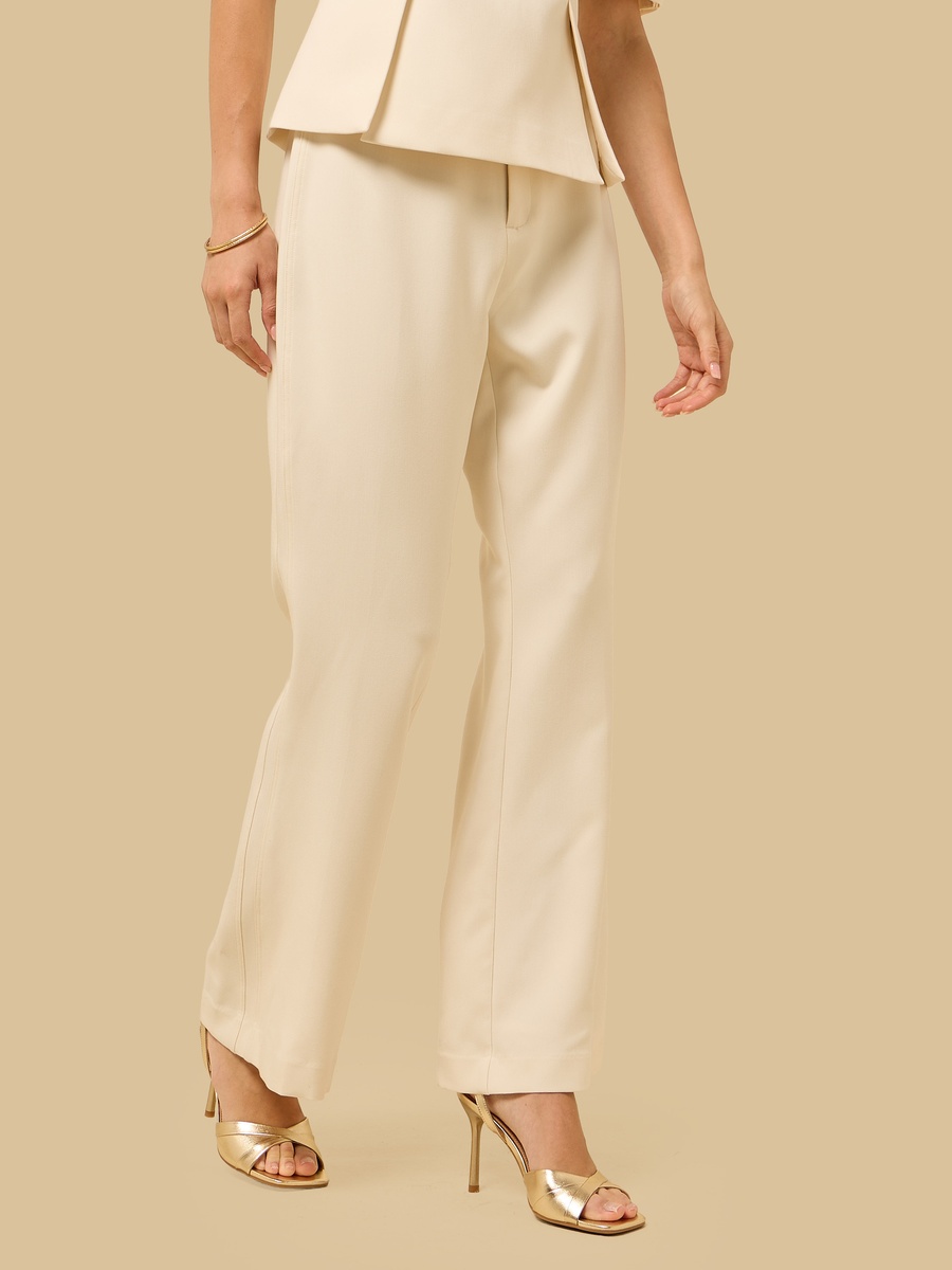 Mid-Rise Flared Pants