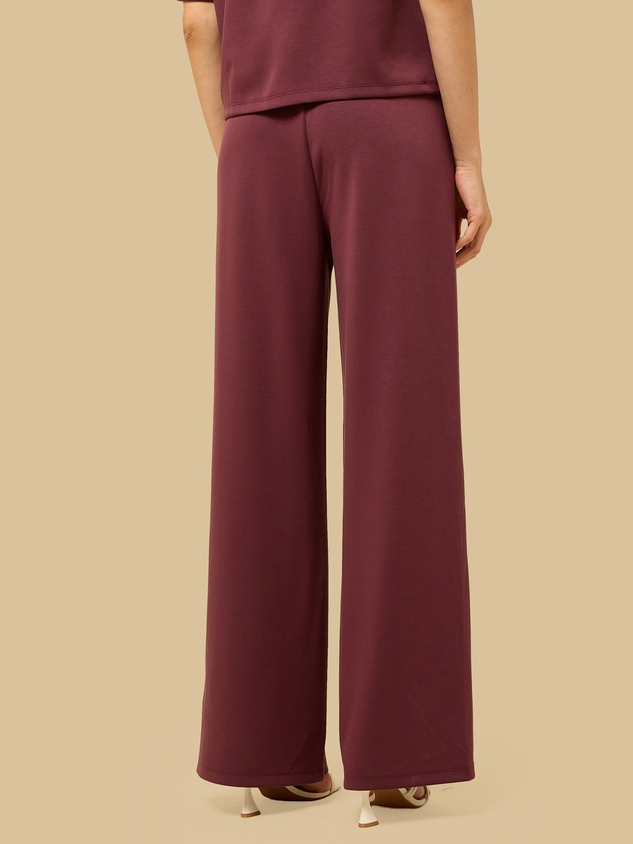 Embellished Modal Wide Leg Pants