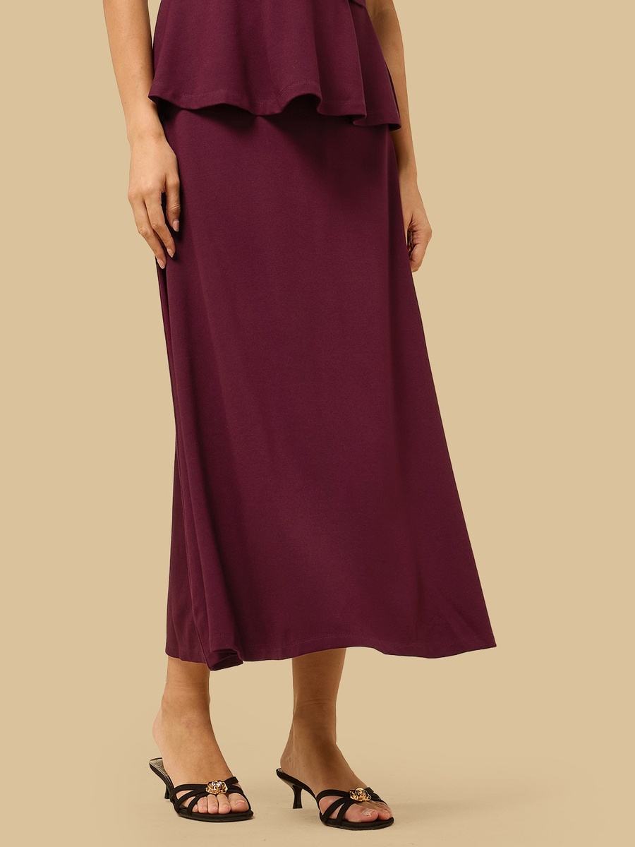 A-Line Midi Skirt