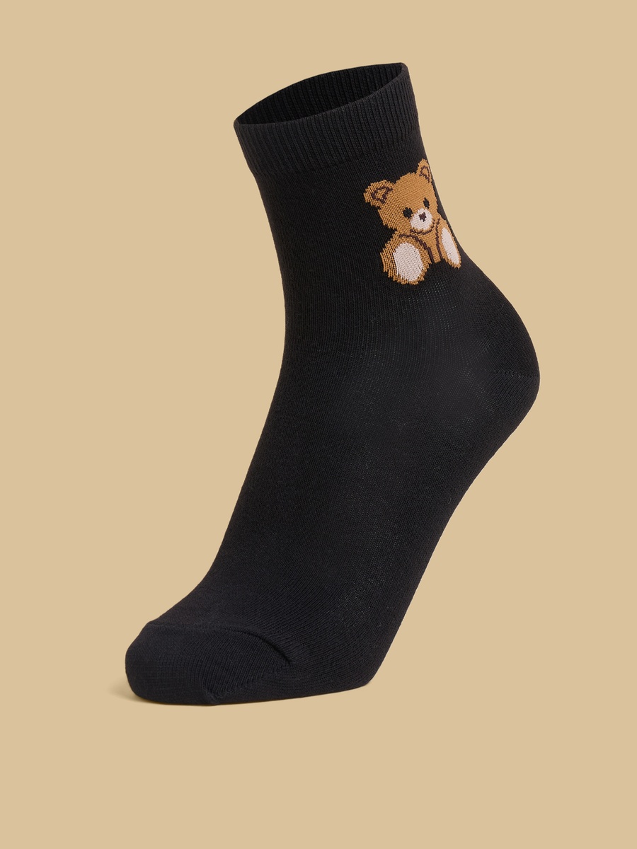 Pack of 5 - Assorted Print Socks