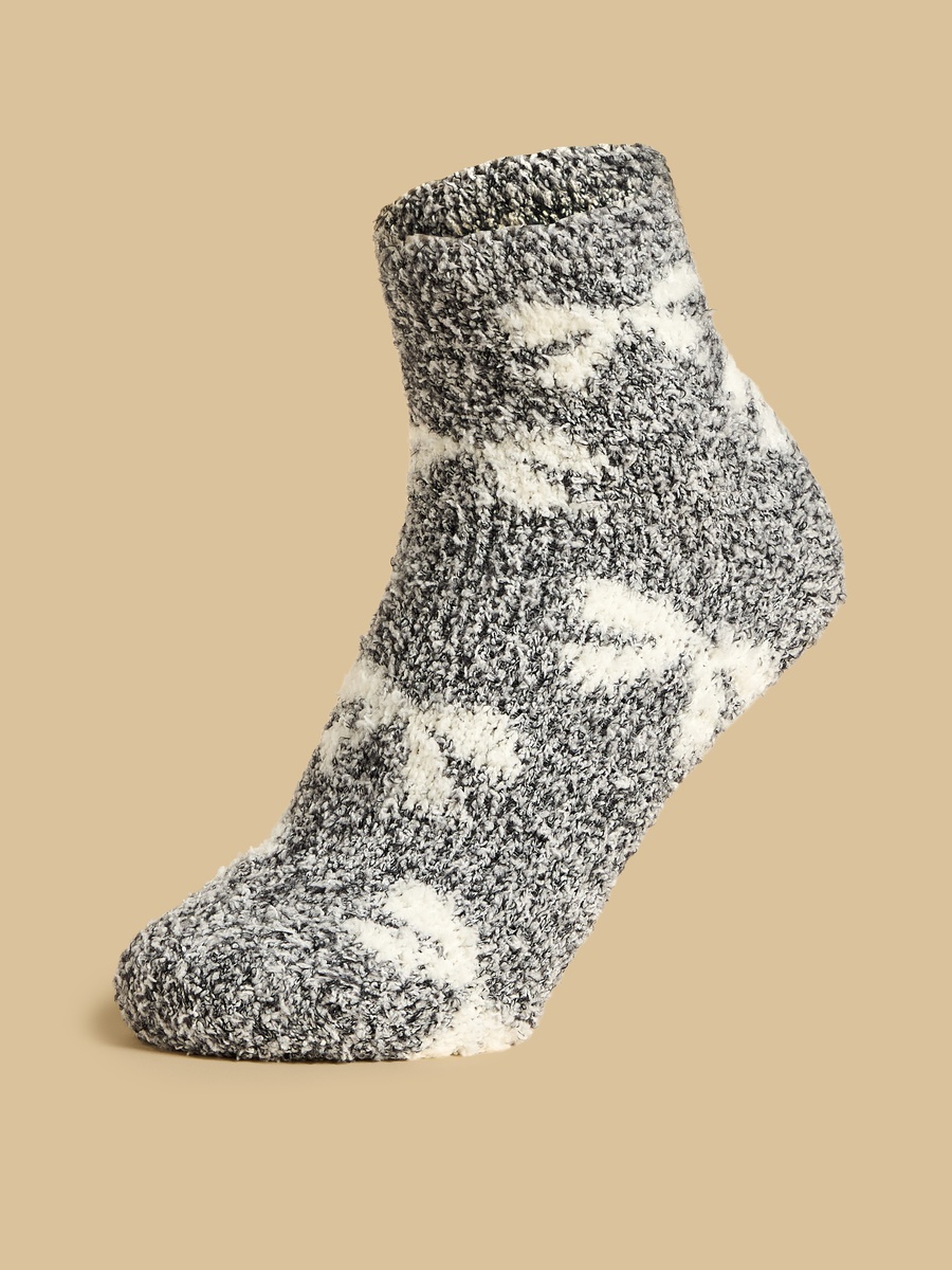 Pack of 2 - Bow Print Ankle Length Socks