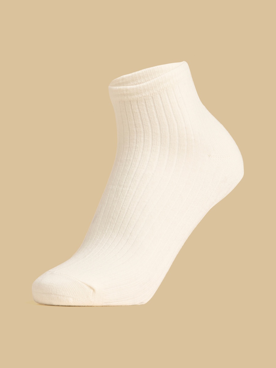 Pack of 6 - Ribbed Ankle Length Socks