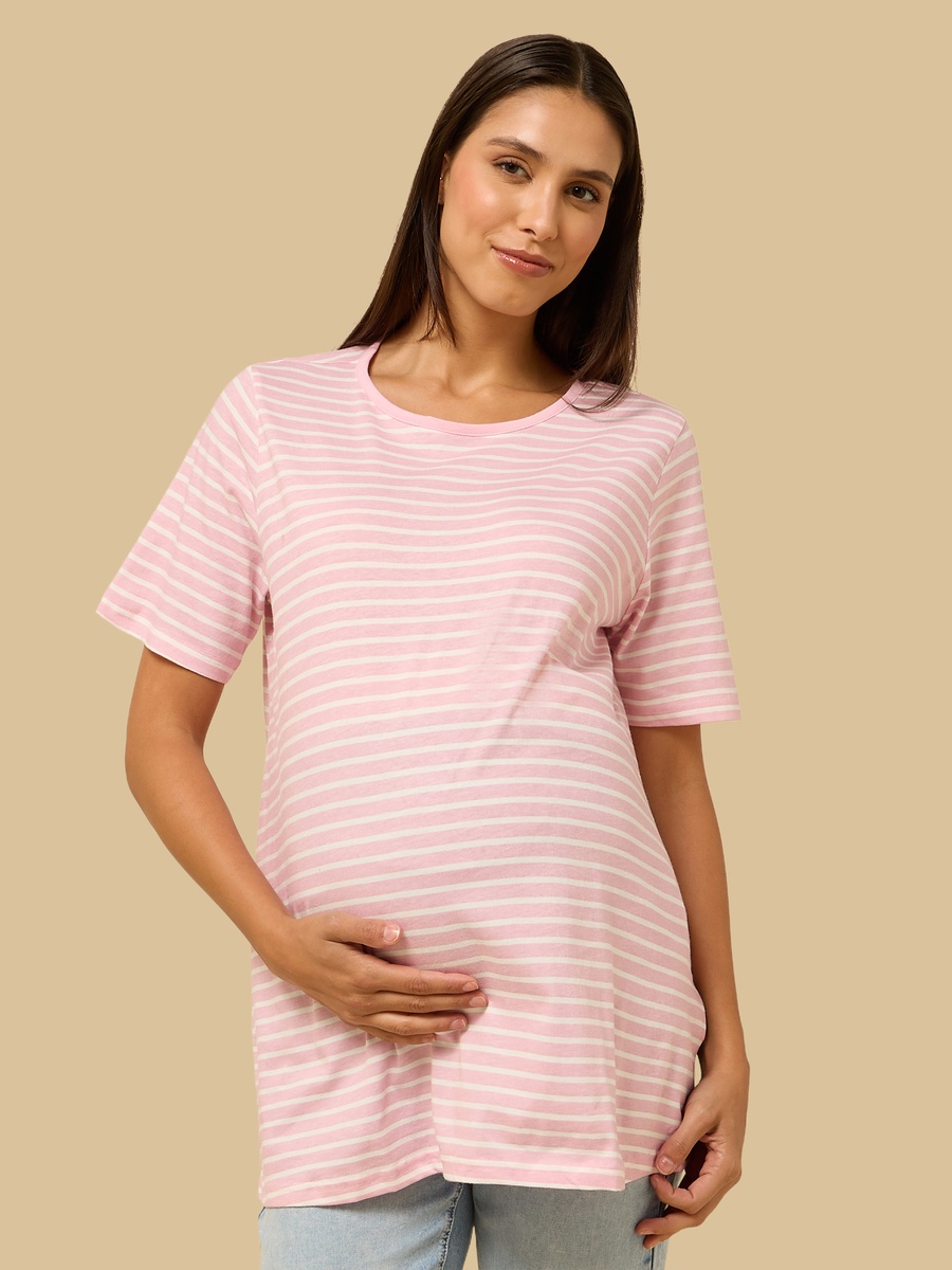 Striped Maternity T-Shirt