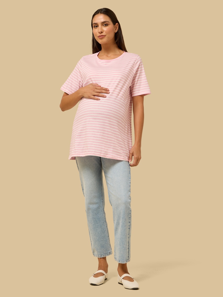 Striped Maternity T-Shirt