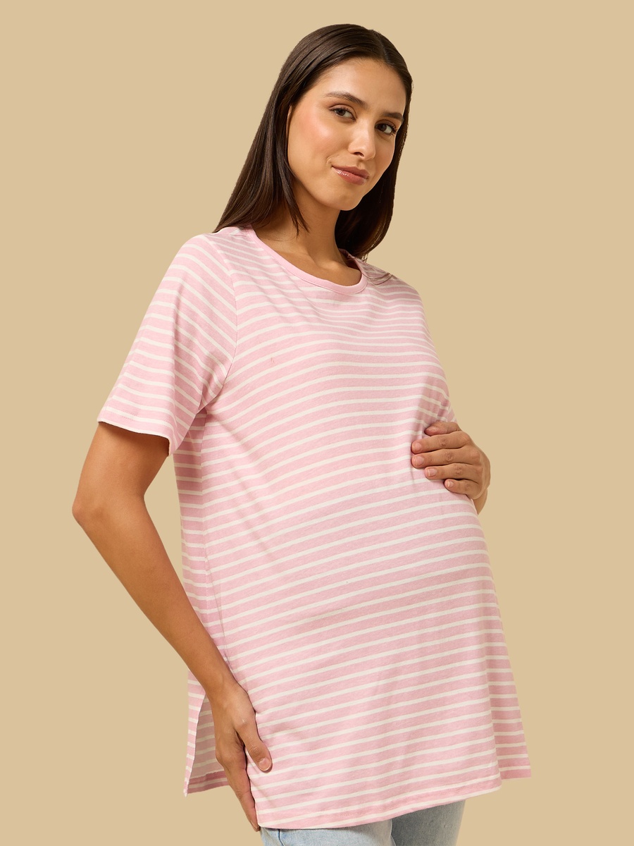 Striped Maternity T-Shirt