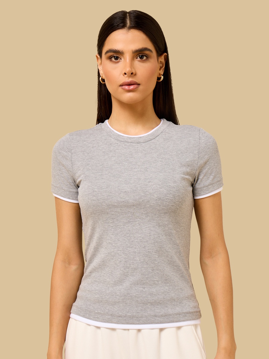 Mock Layered T-Shirt