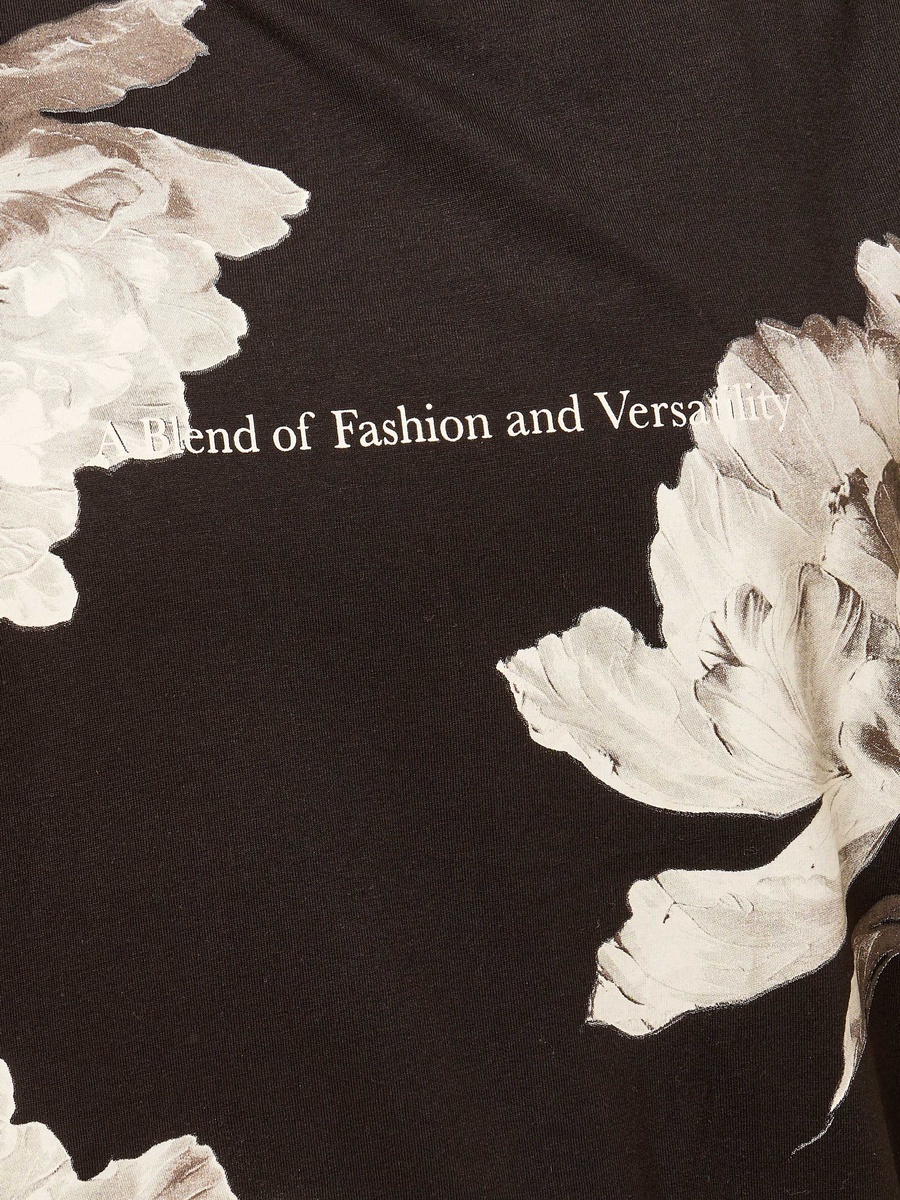 Oversized Floral Print T-Shirt