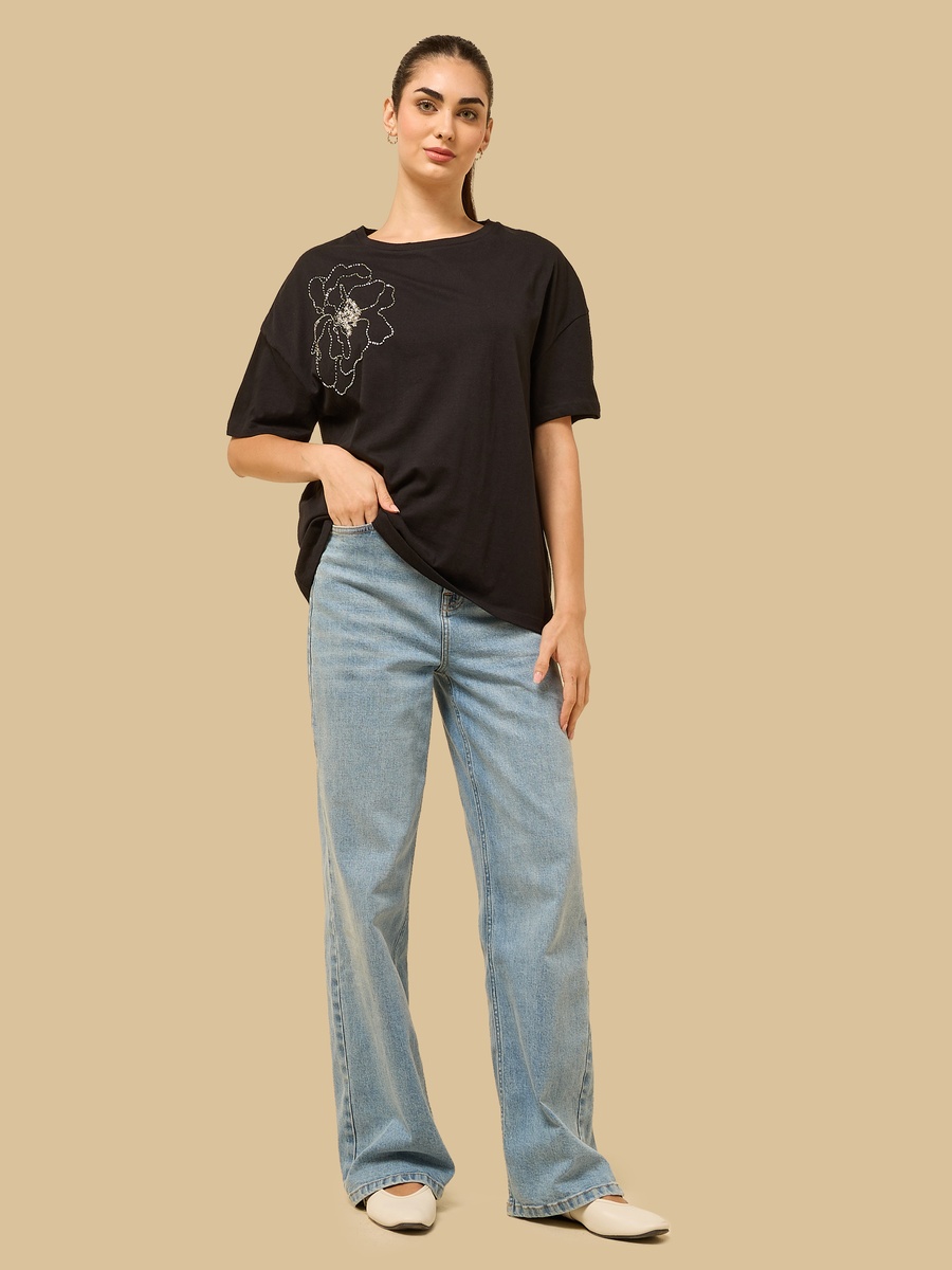 Bead Embellished T-Shirt