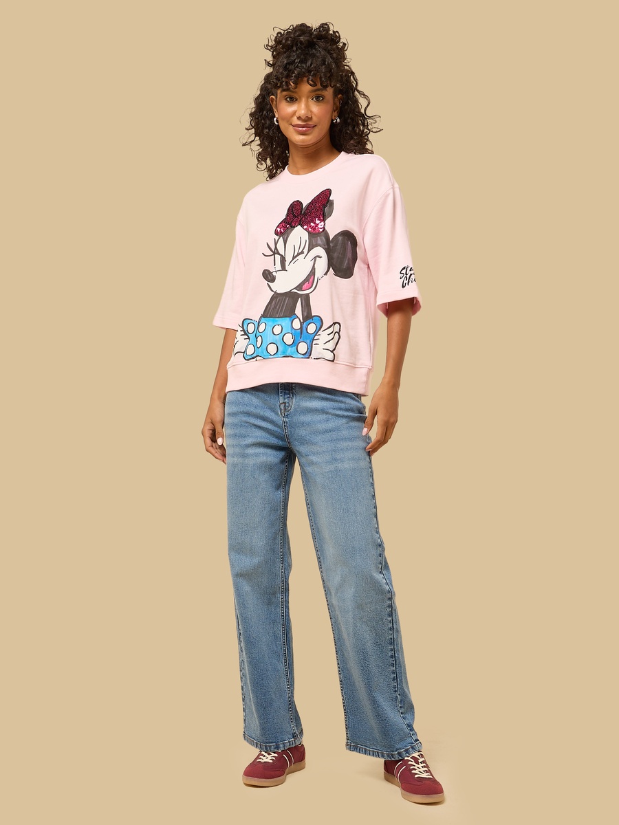 Minnie Mouse Embellished T-Shirt