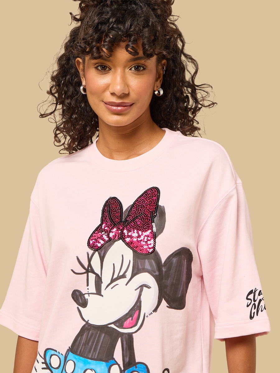 Minnie Mouse Embellished T-Shirt