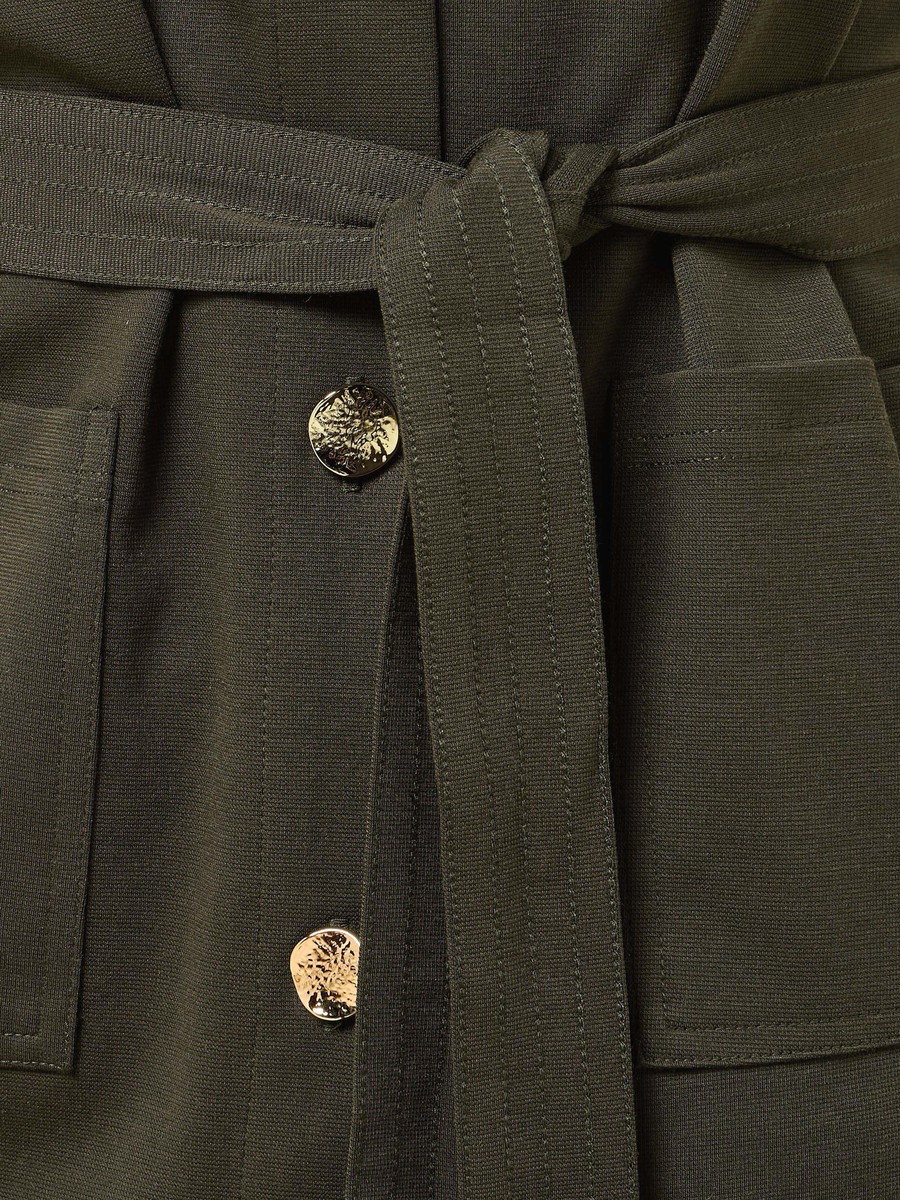 Short Sleeves Top with Belt