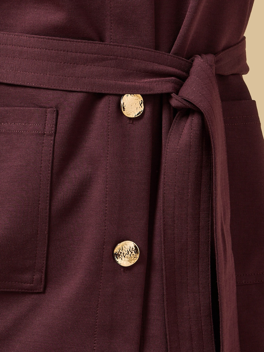 Short Sleeves Top with Belt