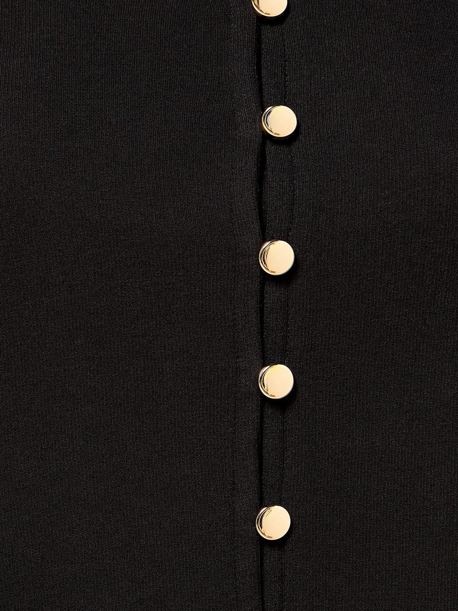 Textured Interlock Sleeveless Peplum Top