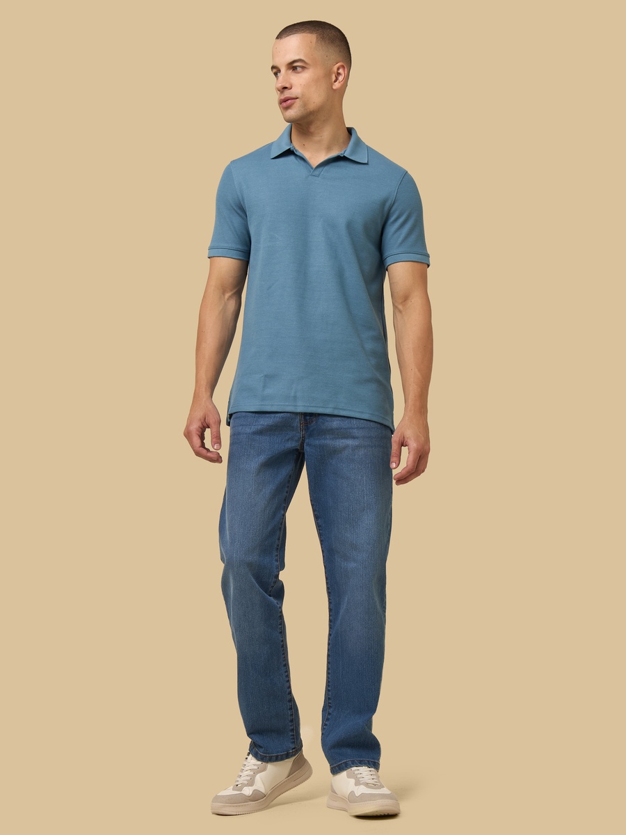 Textured Polo T-Shirt