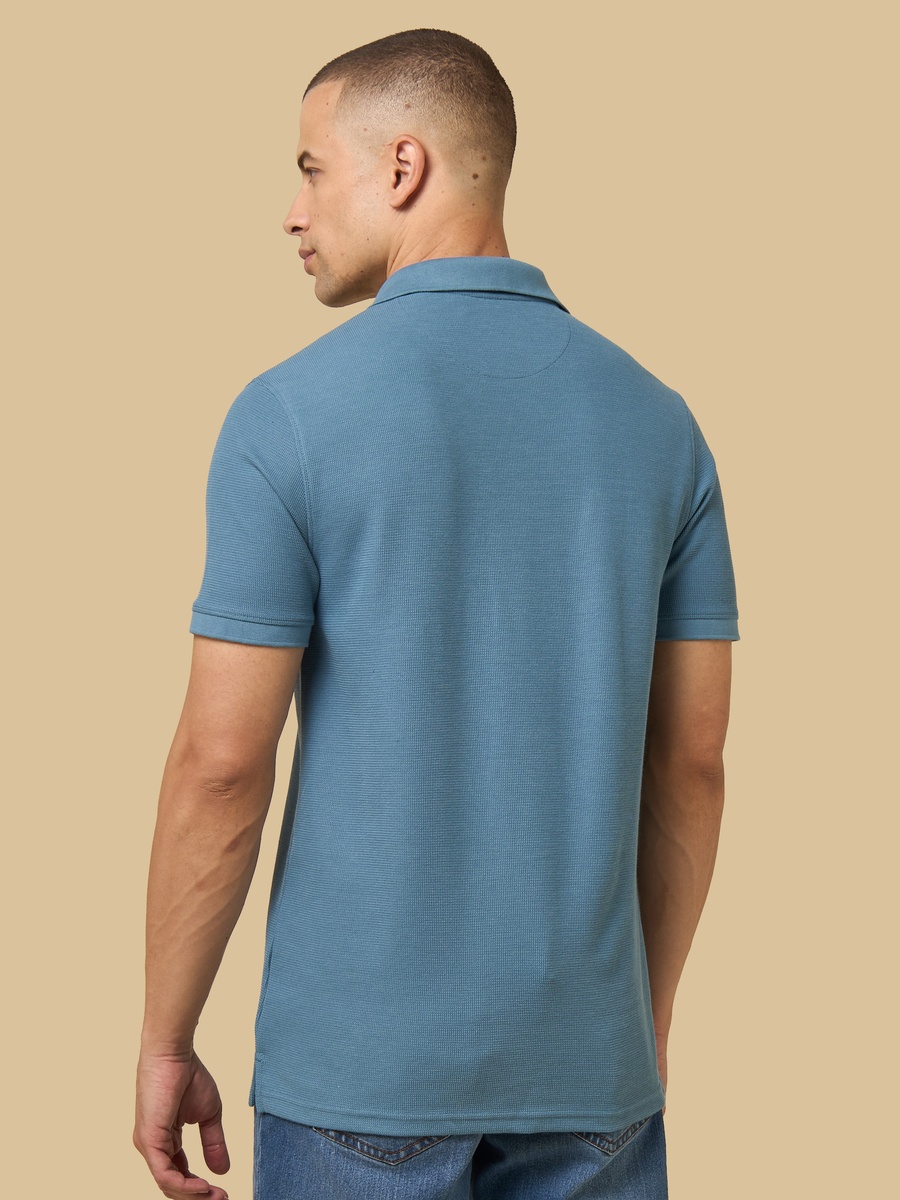 Textured Polo T-Shirt