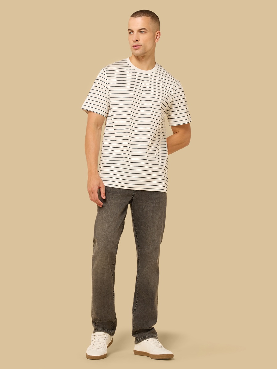 Striped Pique T-Shirt