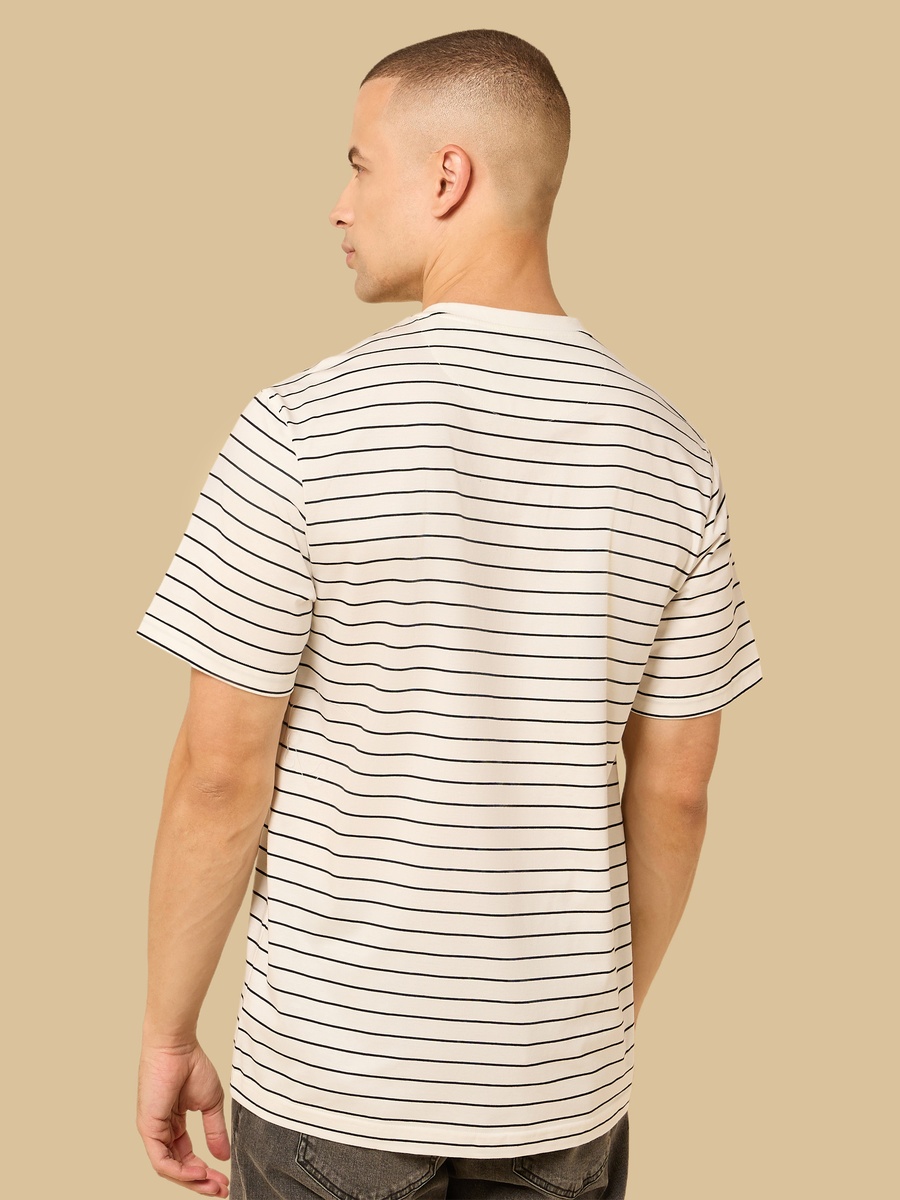 Striped Pique T-Shirt