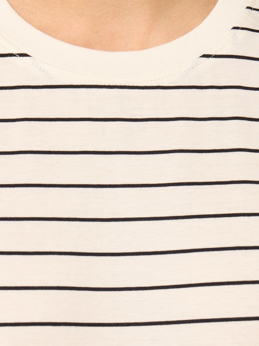 Striped Pique T-Shirt