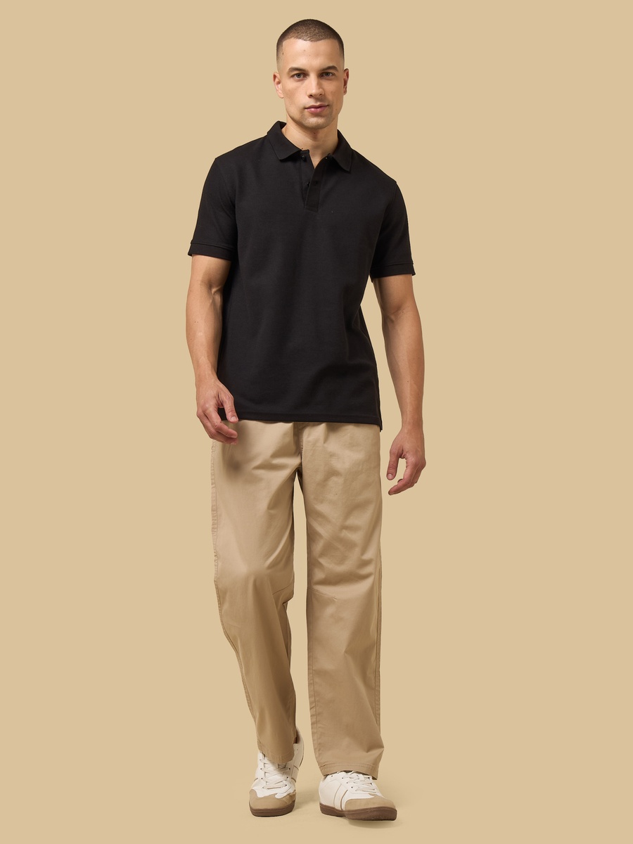 Textured Polo T-Shirt