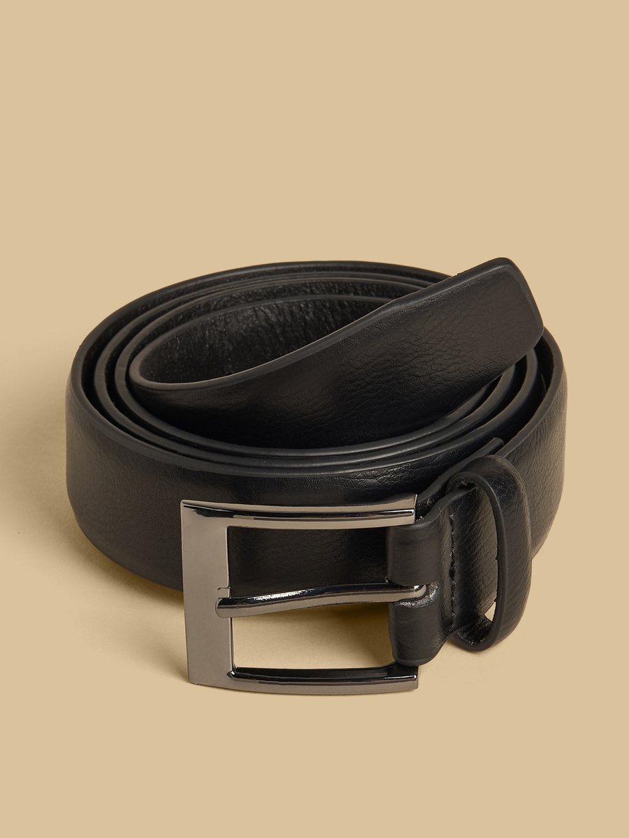 Textured Belt with Pin Buckle Closure