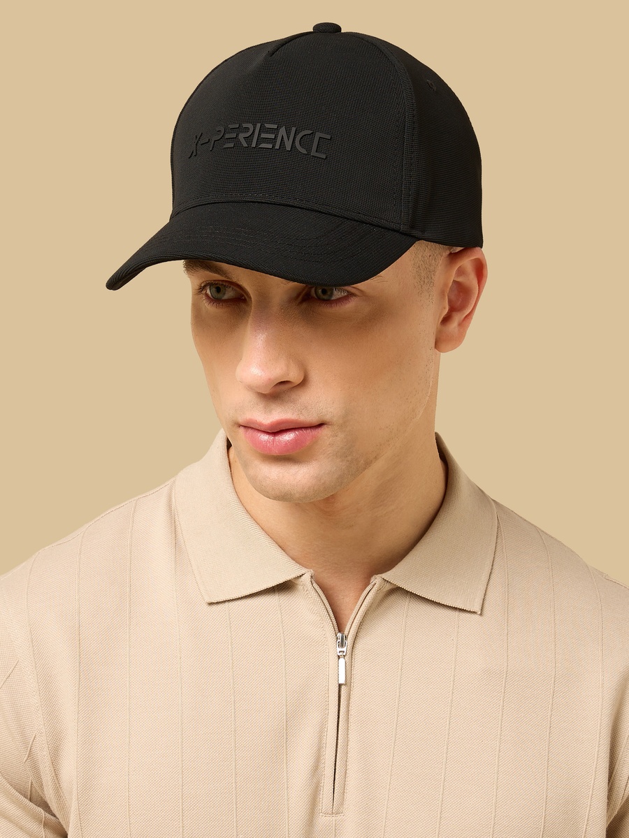 Embossed Cap with Hook and Loop Strap Closure