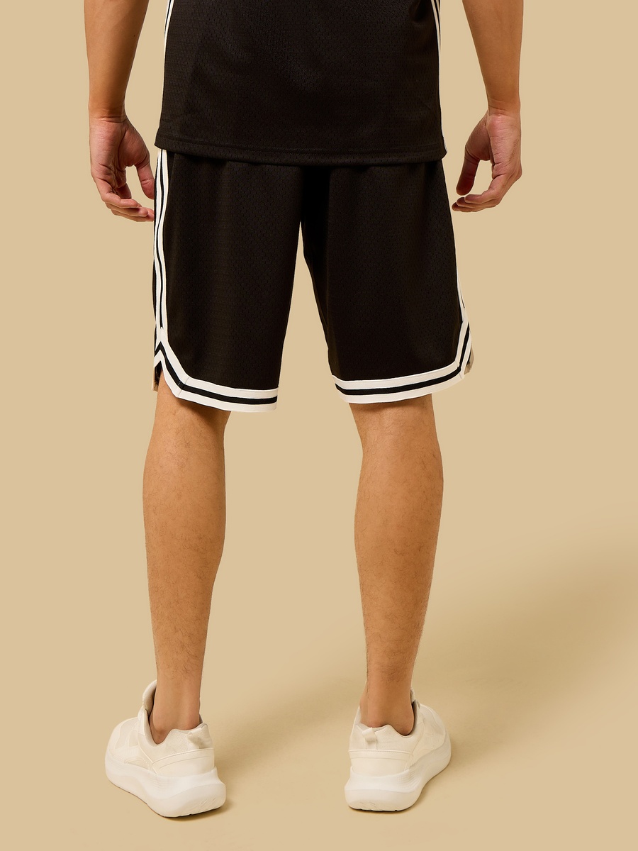 Varsity Print Mesh Shorts
