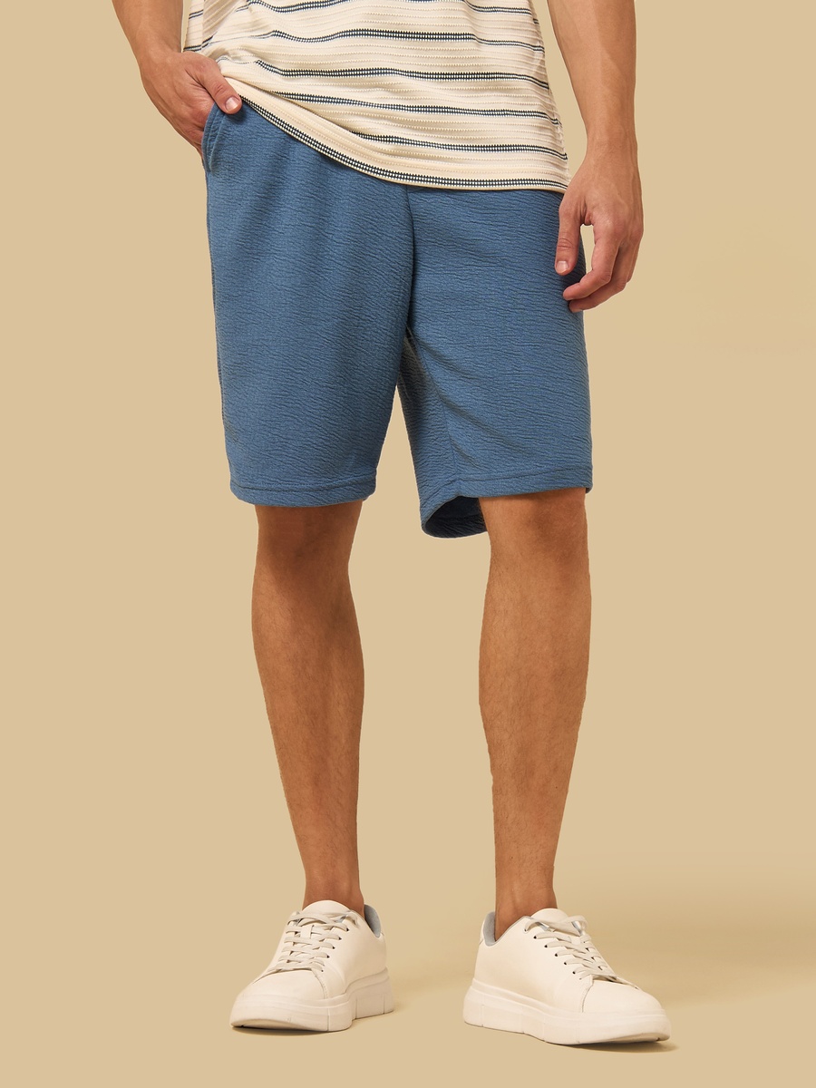 Textured Relaxed Fit Shorts