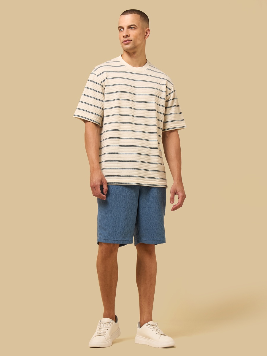 Textured Relaxed Fit Shorts