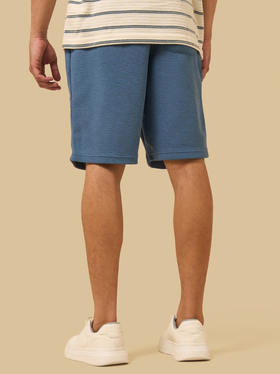Textured Relaxed Fit Shorts