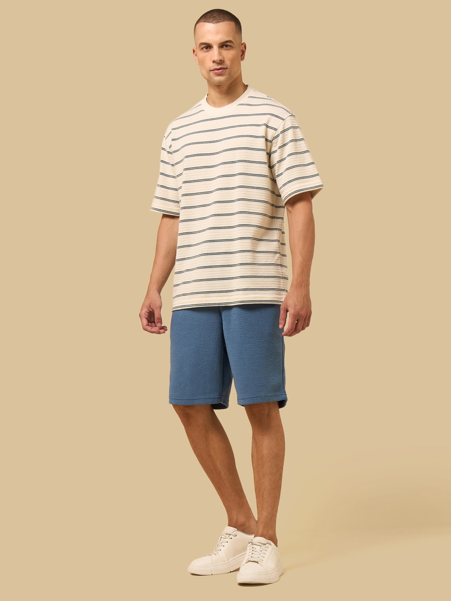 Textured Relaxed Fit Shorts