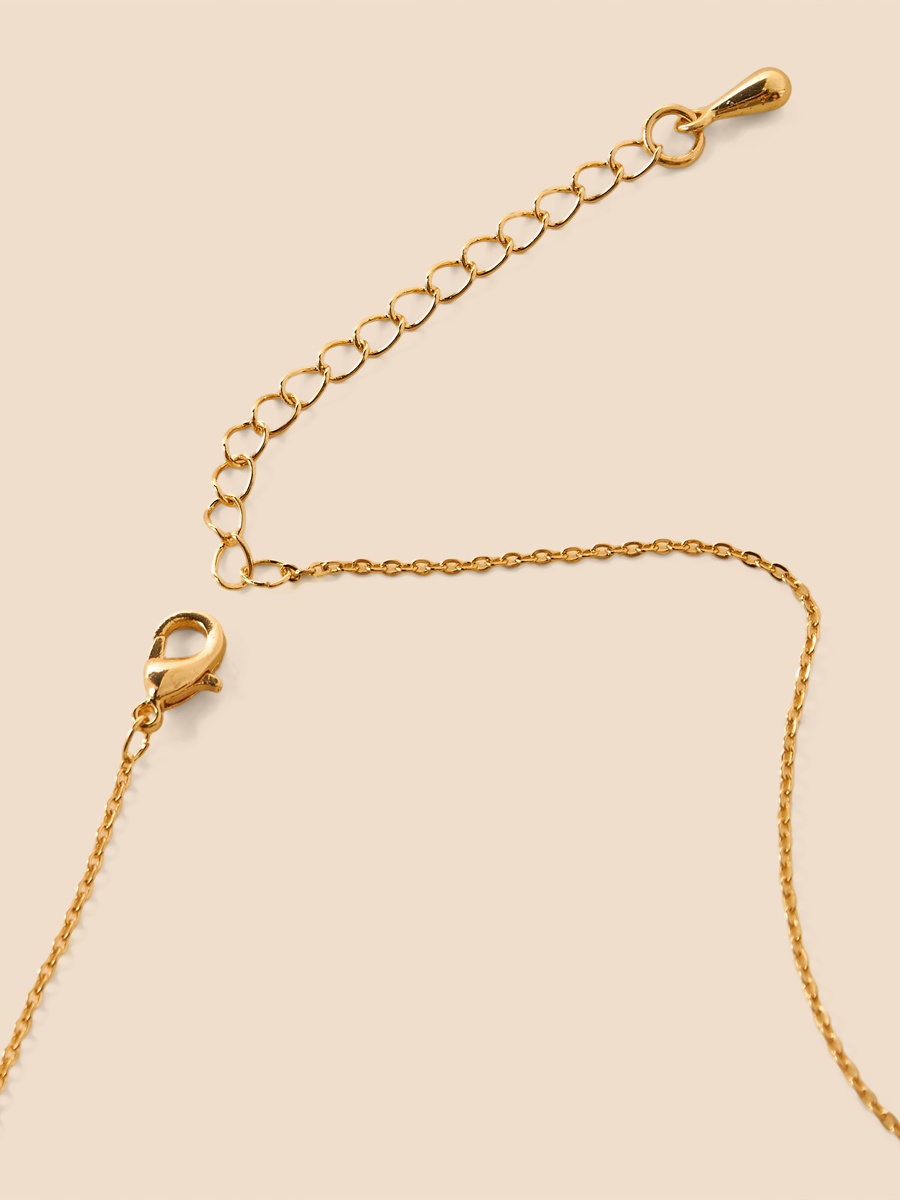Embellished Pendant Necklace and Stud Earrings Set