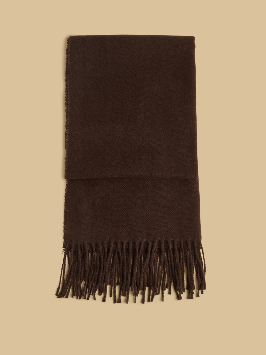 Fringe Accent Scarf