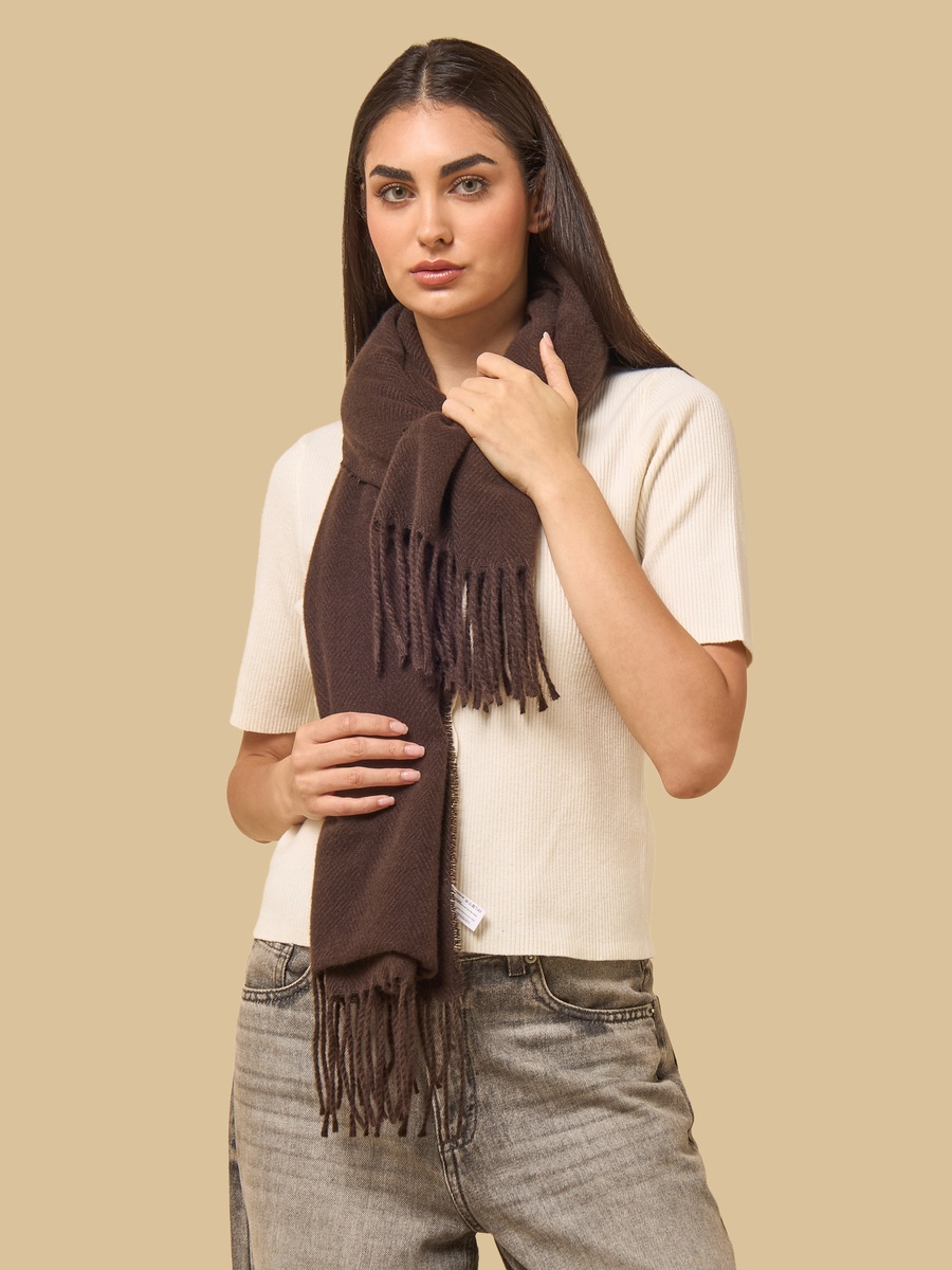 Fringe Accent Scarf