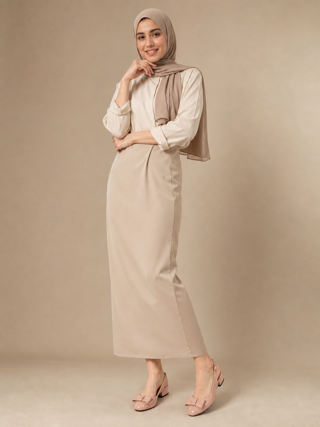Grey Patent Low Heel Slingback Pumps
