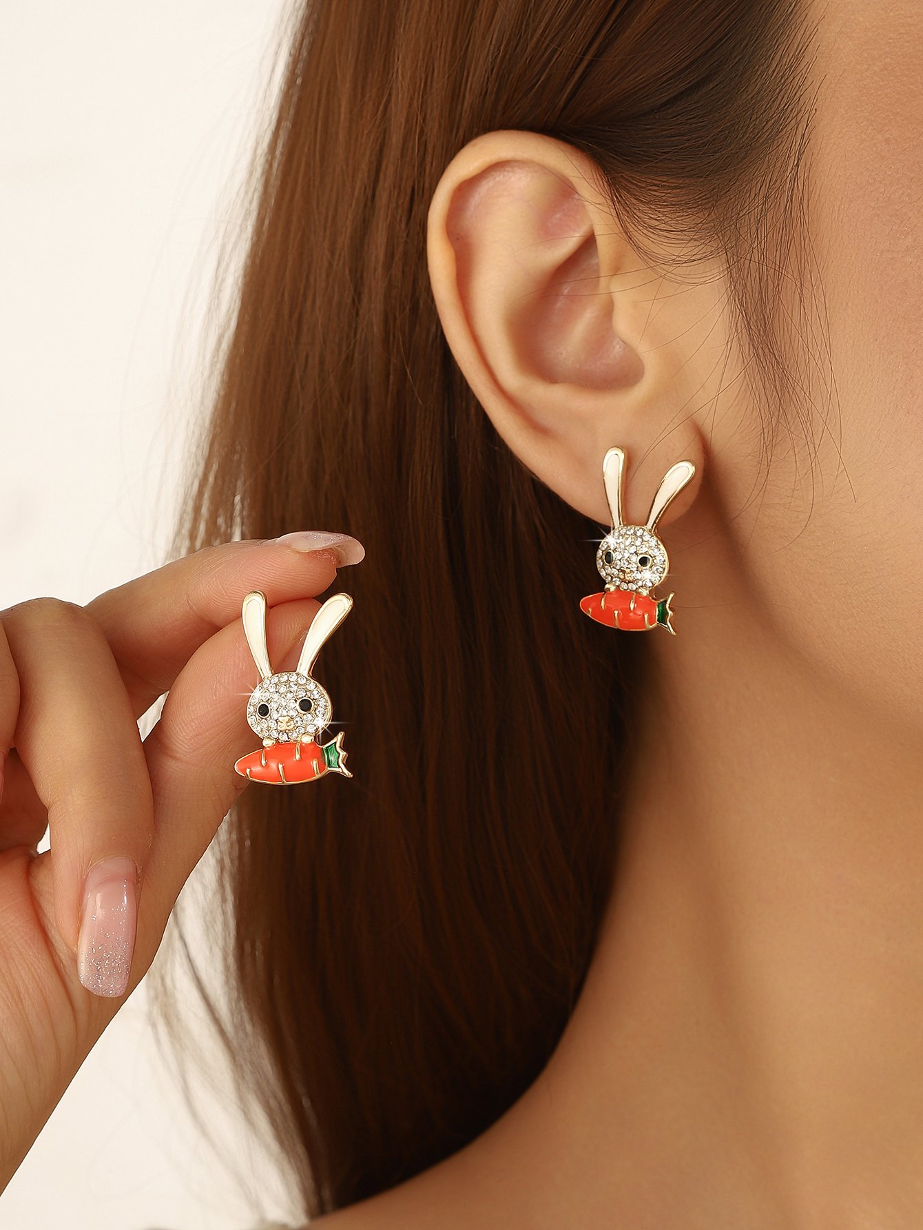 Gold Graphic Earrings