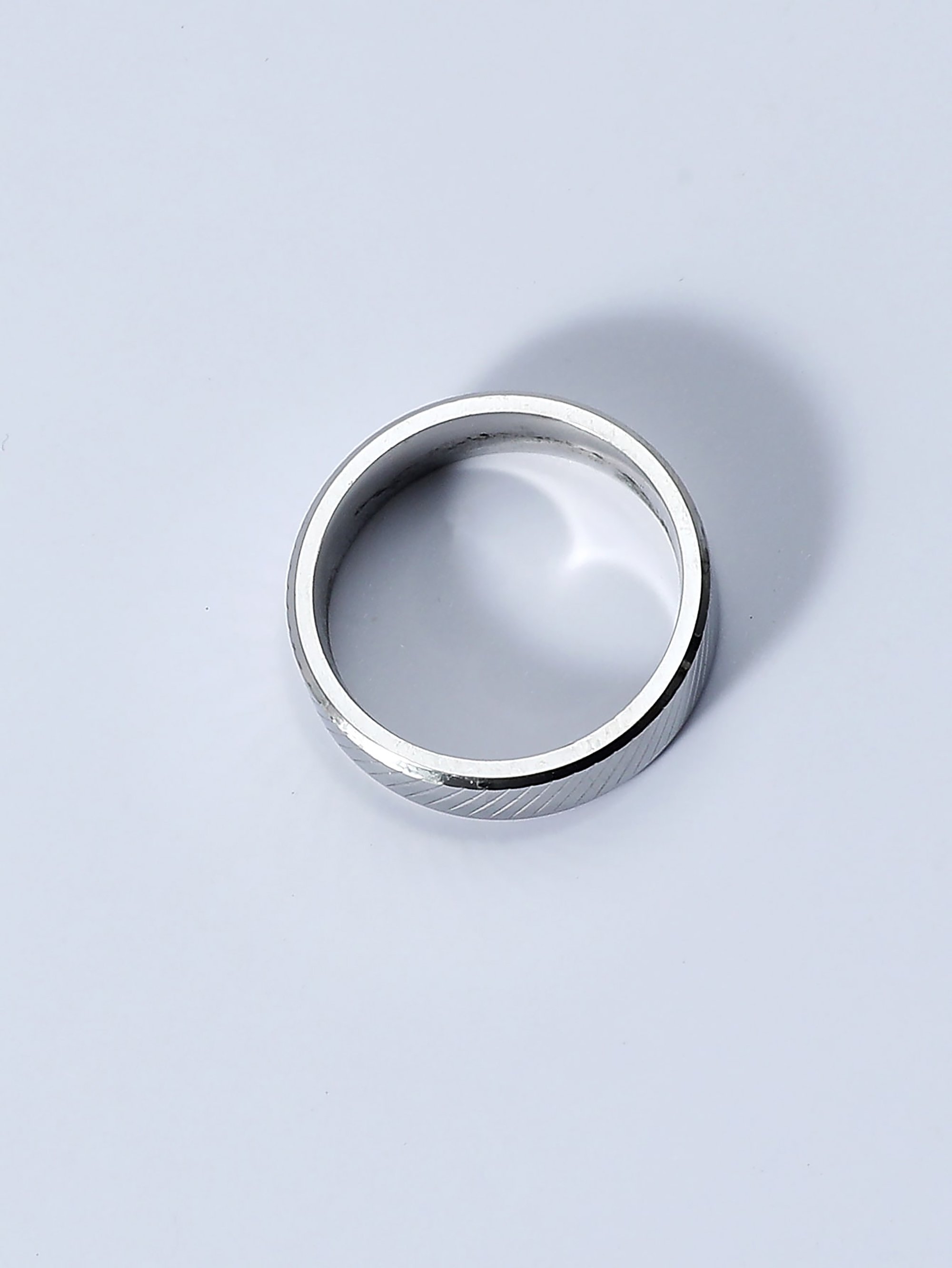 Silver Groove Ring