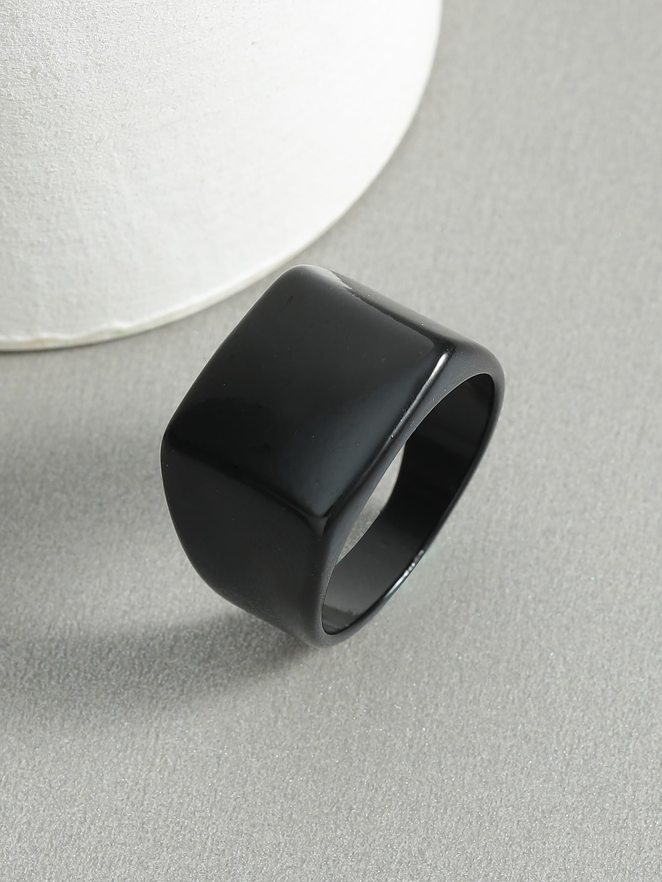 Black Square Signet Ring