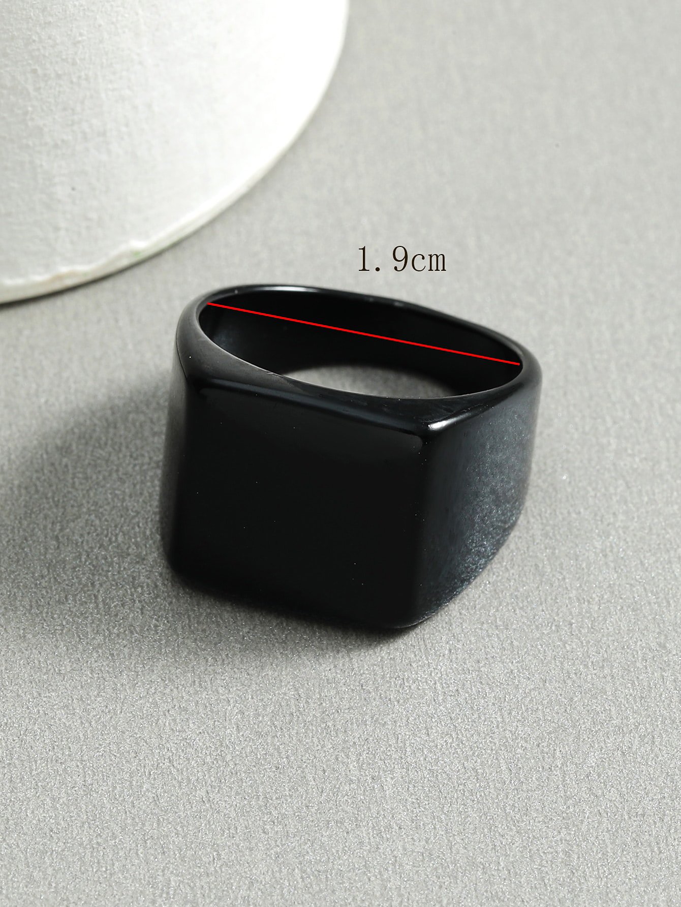 Black Square Signet Ring