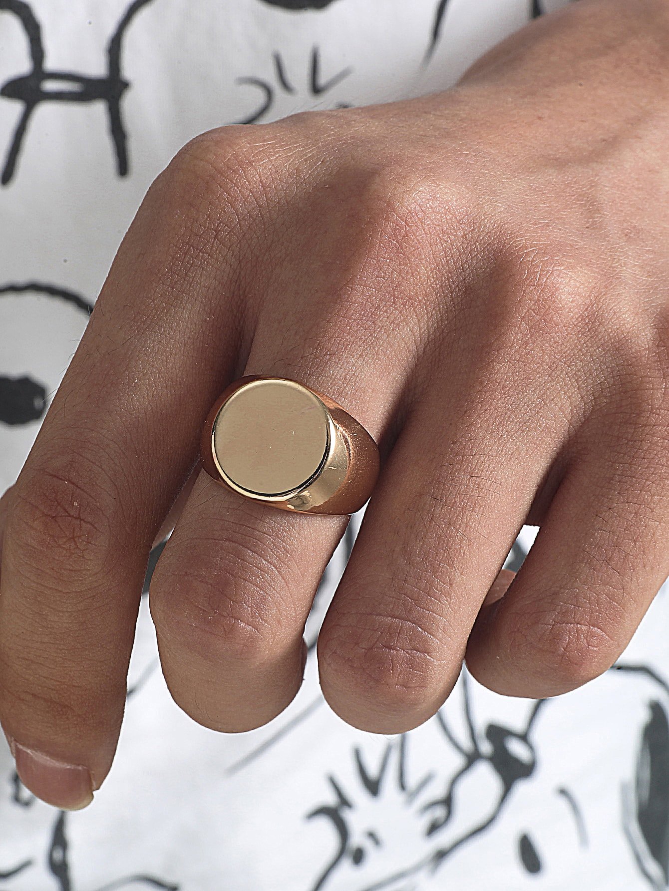 Golden Signet Ring
