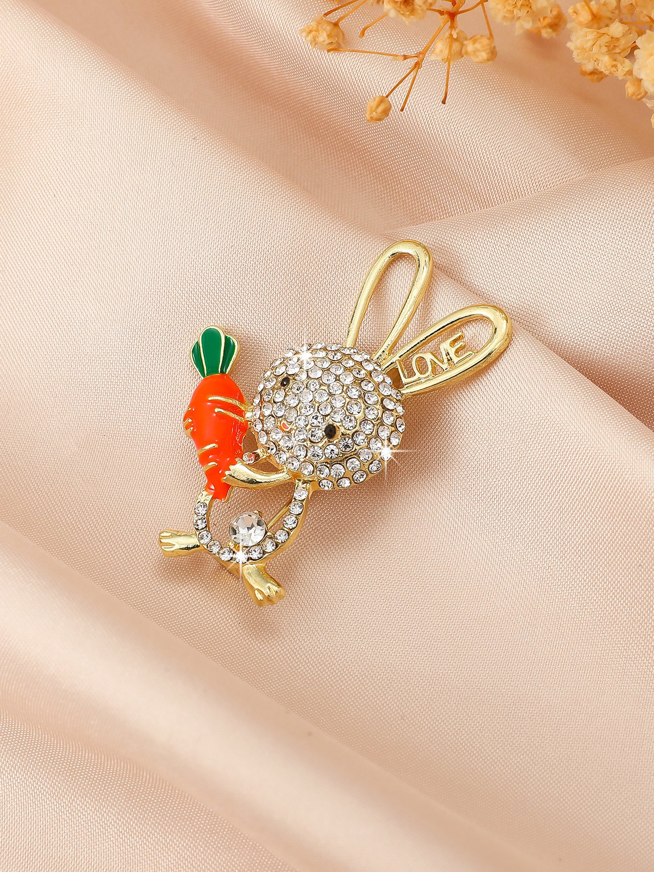 Gold Graphic Brooches