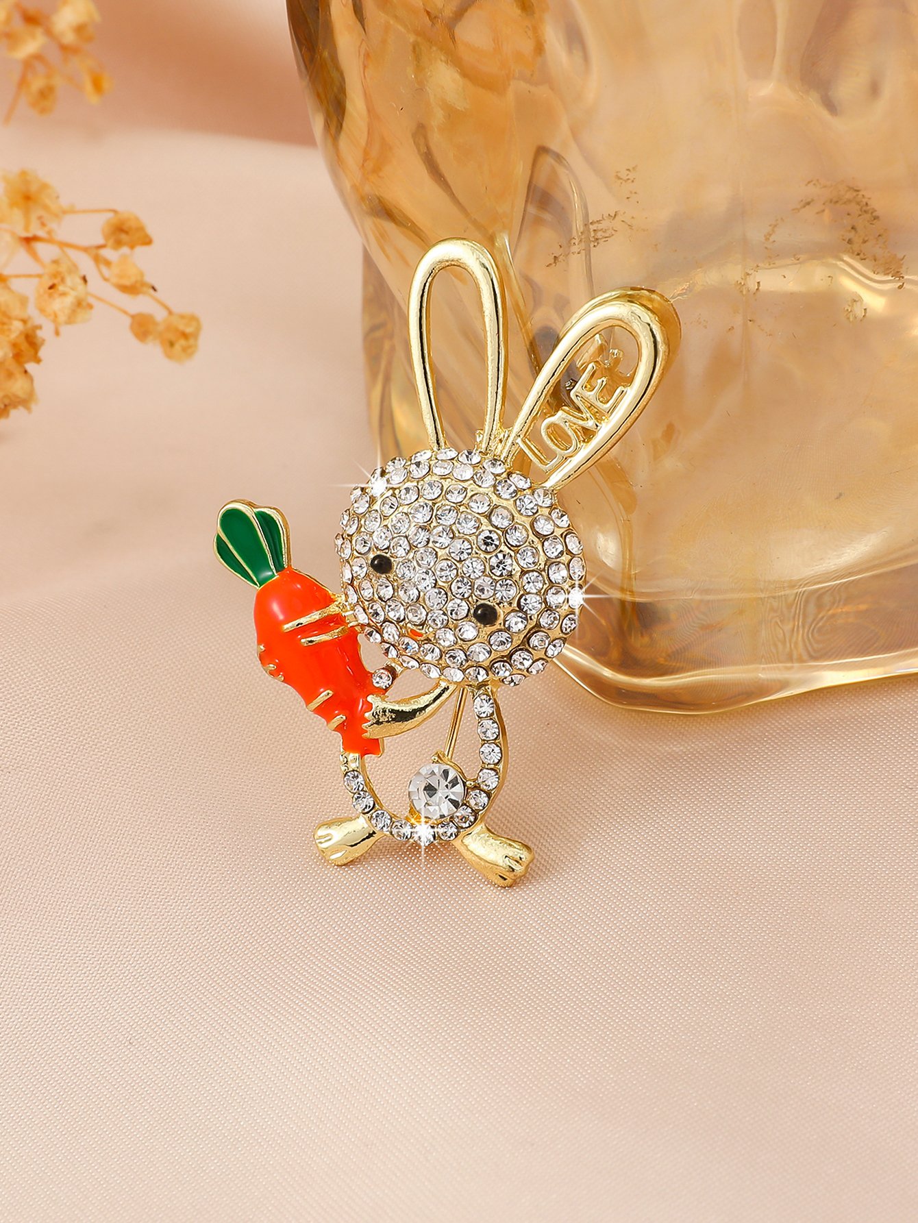 Gold Graphic Brooches