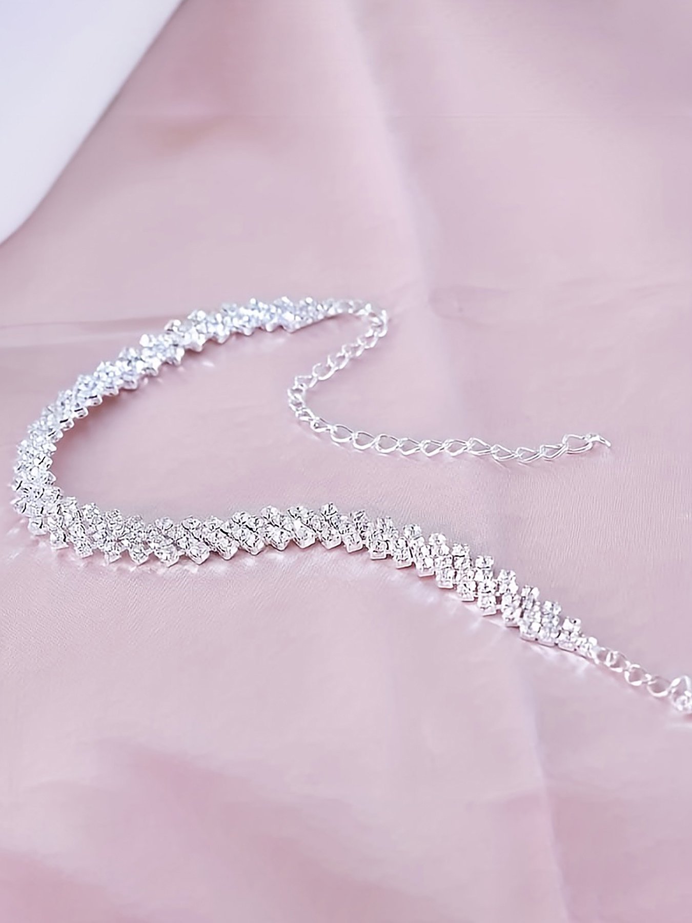 Silver Solid Beaded Bracelet