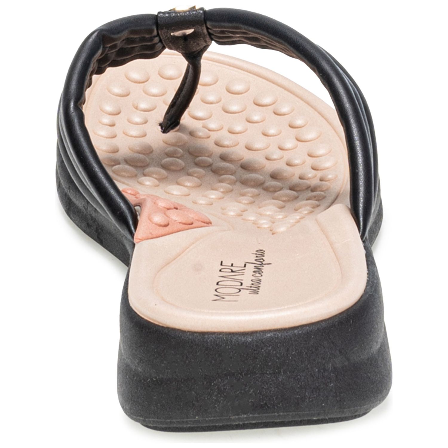 Black Flat Comfort Sandals