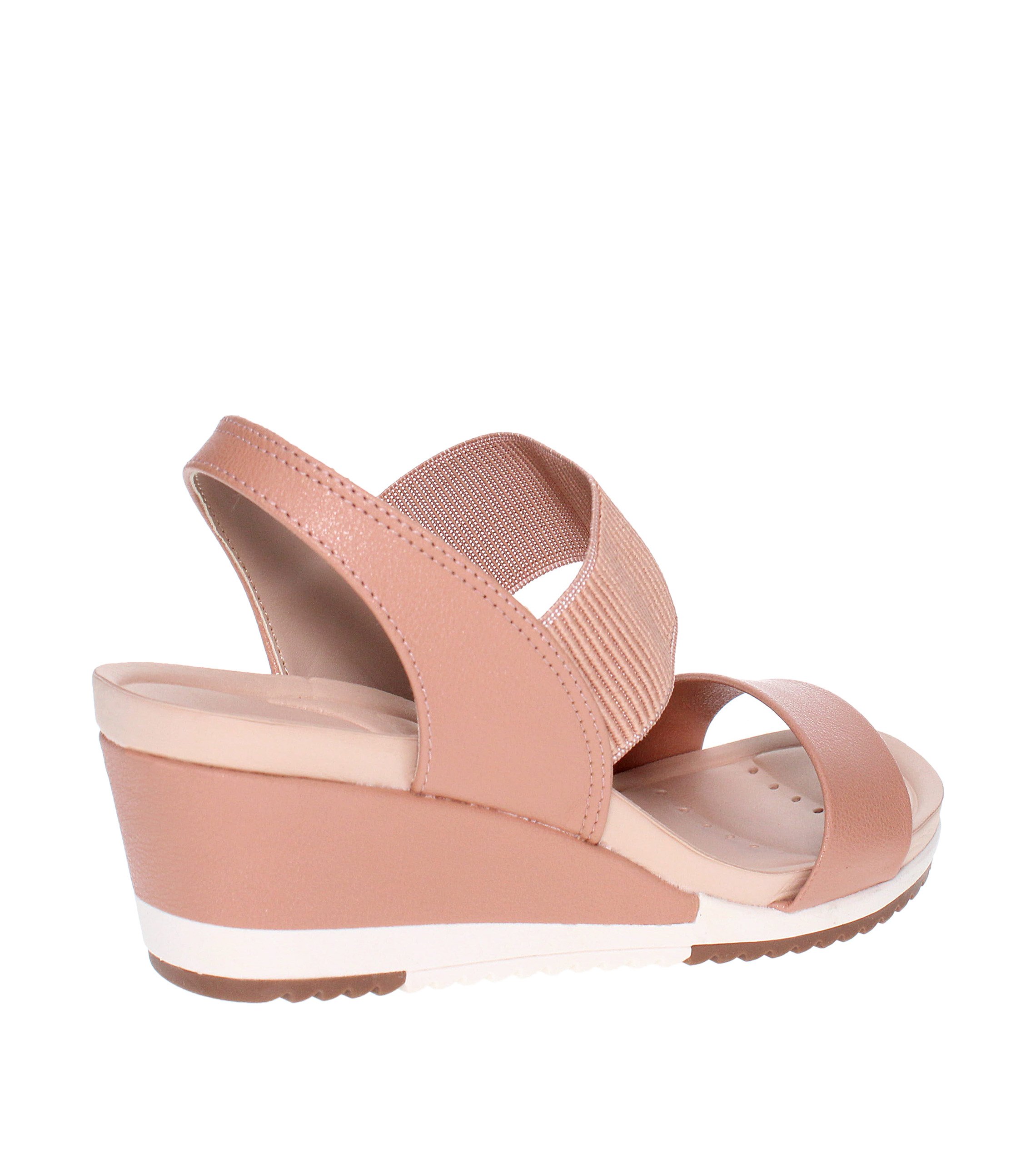 Beige Wedge Sandals