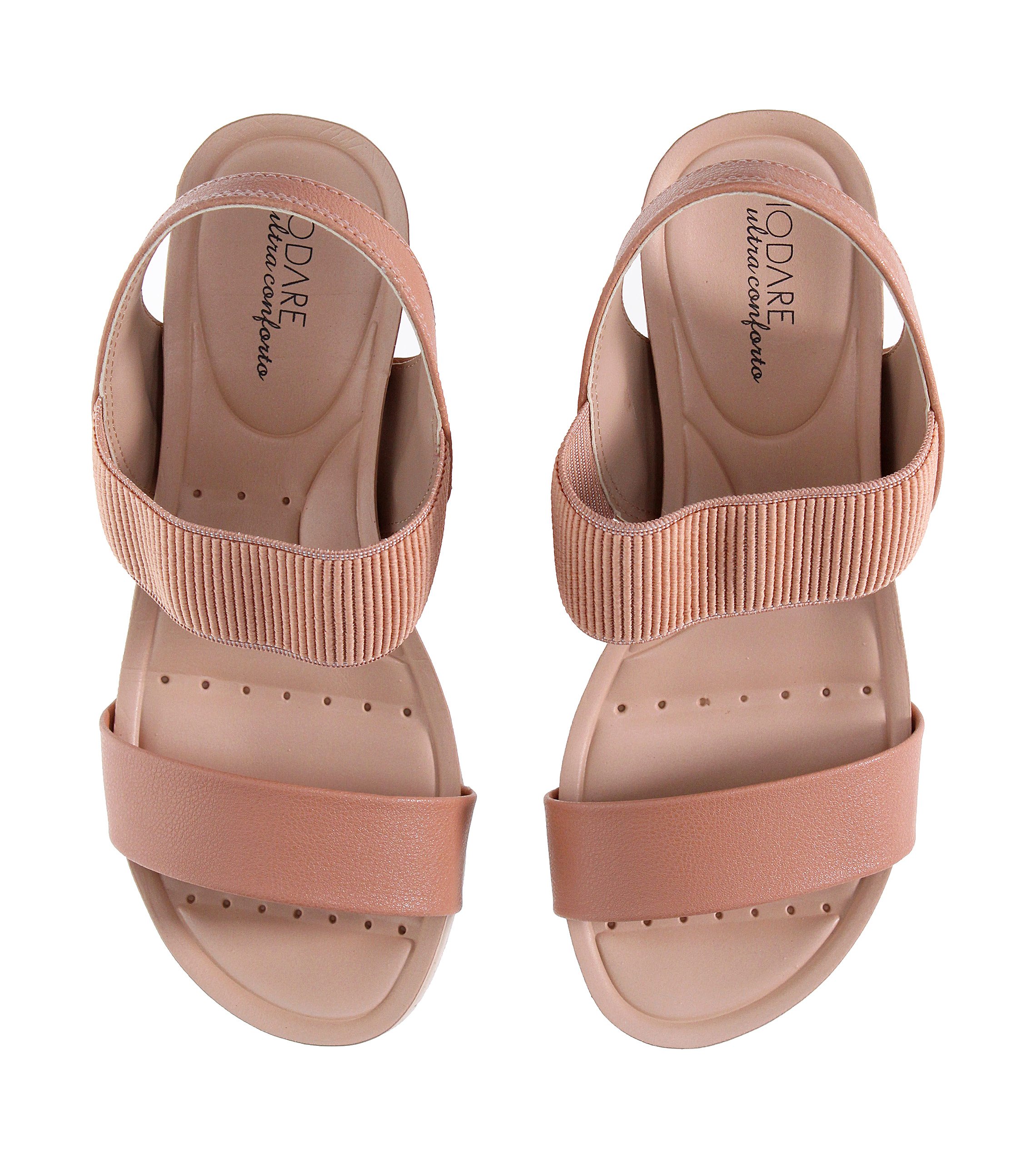 Beige Wedge Sandals