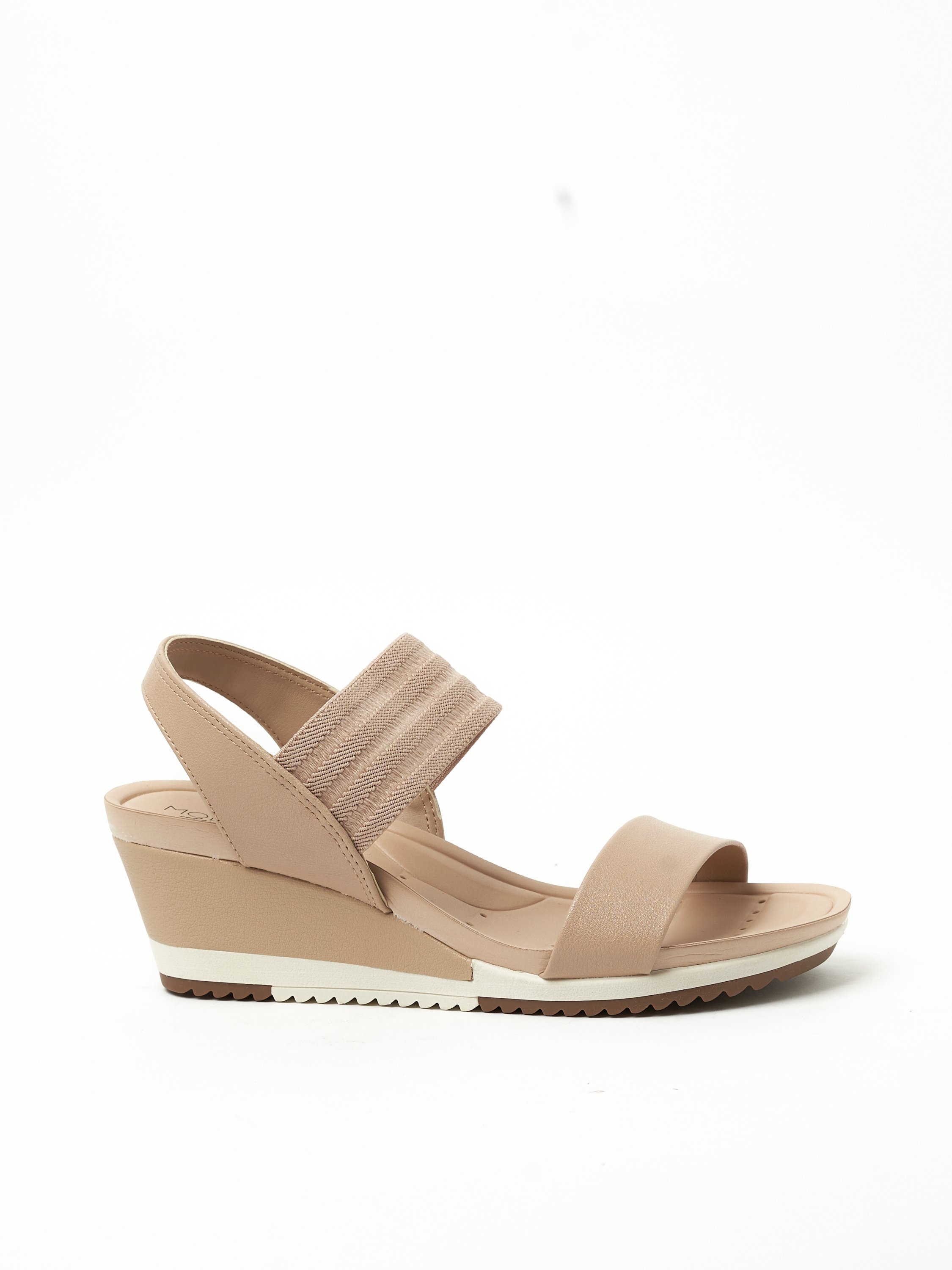 Beige Wedge Sandals