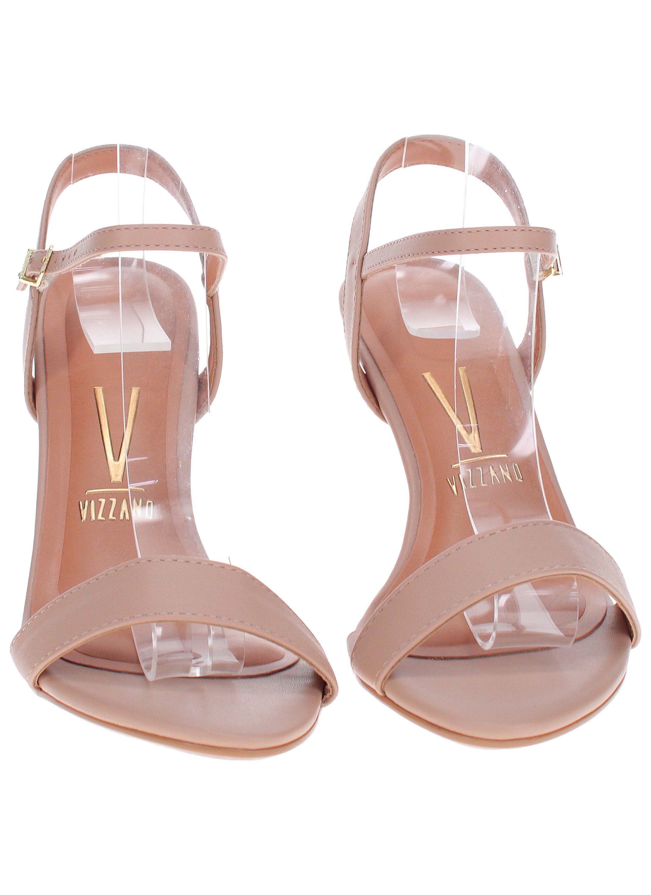 Beige High Heel Sandals