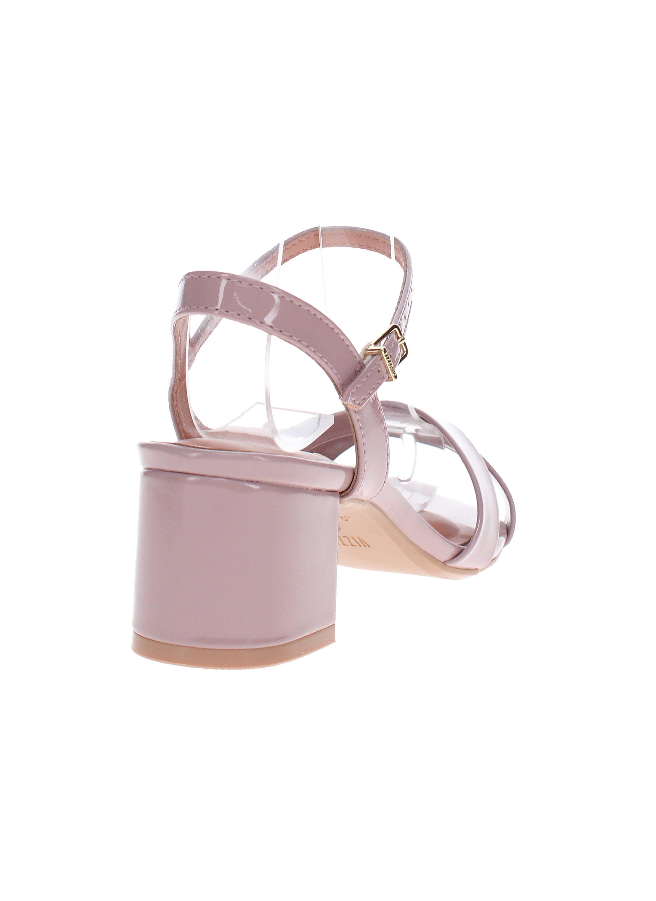 Lilac Mid-Heel Sandals